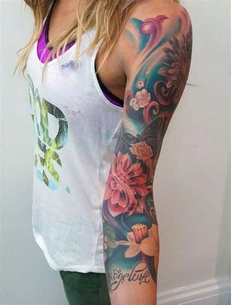 tattoos on the arm for females|beautiful arm tattoos for women.